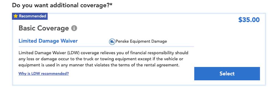 Penske Basic Insurance