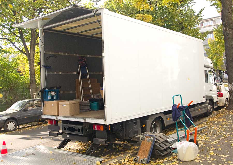 commercial vehicle to transport personal property