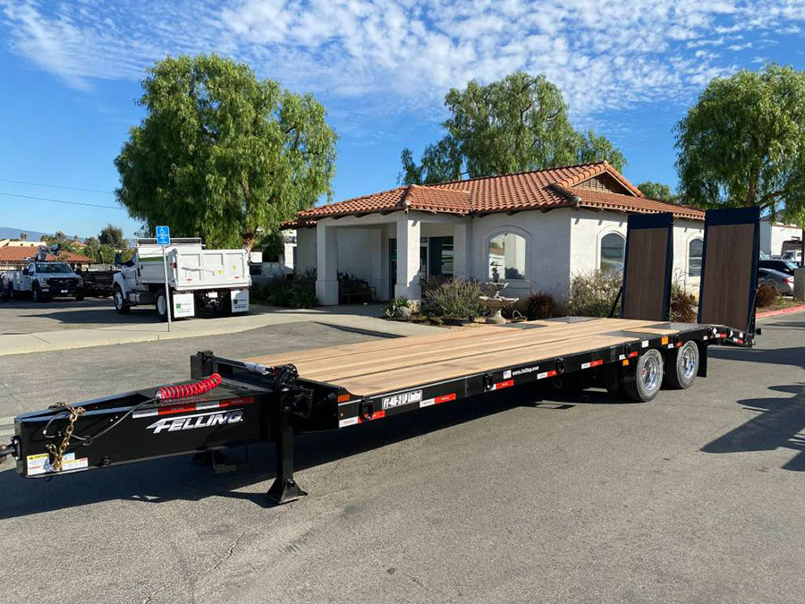 large trailer flatbed
